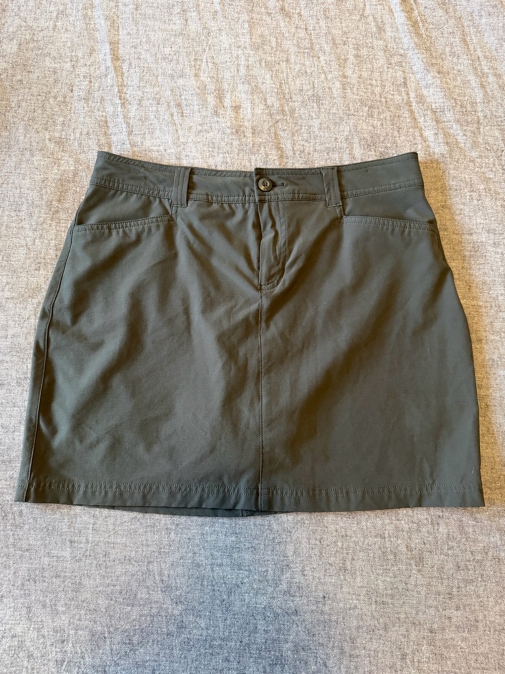 Eddie Bauer Olive Green Mini Skirt